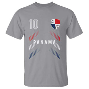 Panama Soccer Sports Graphic Number 10 Jersey Style T Shirt Proud Panamanian Football Fans Game Day Pride