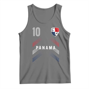 Panama Soccer Sports Graphic Number 10 Jersey Style Tank Top Proud Panamanian Football Fans Game Day Pride