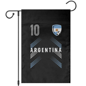 Argentina Soccer Sports Graphic Number 10 Jersey Style Garden Flag Proud Argentine Football Fans Game Day Pride