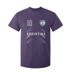 Argentina Soccer Sports Graphic Number 10 Jersey Style T Shirt For Kid Proud Argentine Football Fans Game Day Pride