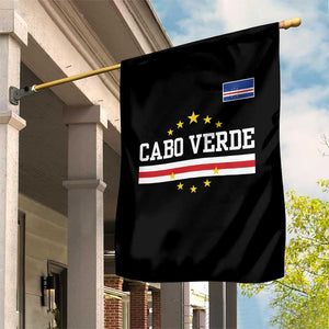 Cabo Verde Athletic Varsity Style Garden Flag Cape Verde Flag Stars National Pride