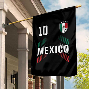 Mexico Soccer Sports Graphic Number 10 Jersey Style Garden Flag Proud Mexican Football Fans Game Day Pride TS02 Print Your Wear