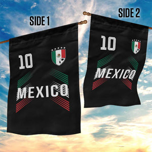 Mexico Soccer Sports Graphic Number 10 Jersey Style Garden Flag Proud Mexican Football Fans Game Day Pride TS02 Print Your Wear