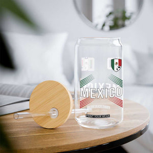 Mexico Soccer Sports Graphic Number 10 Jersey Style Glass Can Proud Mexican Football Fans Game Day Pride TS02 Print Your Wear