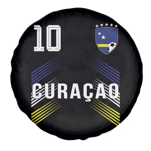 Curacao Soccer Sports Graphic Number 10 Jersey Style Spare Tire Cover Proud Curaçaoans Football Fans Game Day Pride TS02 Print Your Wear