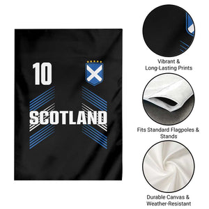 Scotland Soccer Sports Graphic Number 10 Jersey Style Garden Flag Proud Scottish Football Fans Game Day Pride TS02 Print Your Wear