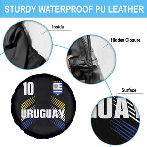 Uruguay Soccer Sports Graphic Number 10 Jersey Style Spare Tire Cover Proud Uruguayan Football Fans Game Day Pride TS02 Print Your Wear
