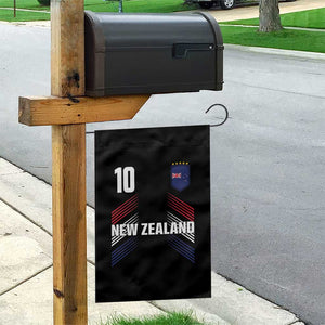New Zealand Soccer Sports Graphic Number 10 Jersey Style Garden Flag Proud Kiwis Football Fans Game Day Pride TS02 Print Your Wear