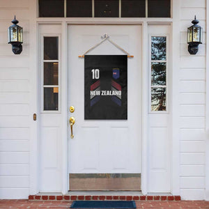 New Zealand Soccer Sports Graphic Number 10 Jersey Style Garden Flag Proud Kiwis Football Fans Game Day Pride TS02 Print Your Wear