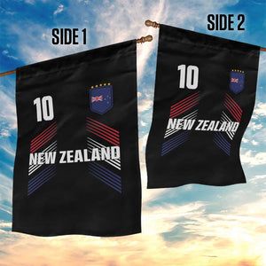 New Zealand Soccer Sports Graphic Number 10 Jersey Style Garden Flag Proud Kiwis Football Fans Game Day Pride TS02 Print Your Wear