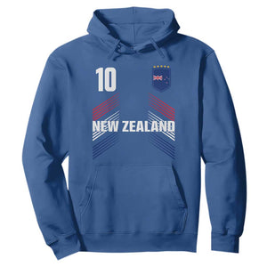 New Zealand Soccer Sports Graphic Number 10 Jersey Style Hoodie Proud Kiwis Football Fans Game Day Pride TS02 Royal Blue Print Your Wear