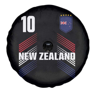 New Zealand Soccer Sports Graphic Number 10 Jersey Style Spare Tire Cover Proud Kiwis Football Fans Game Day Pride TS02 Print Your Wear