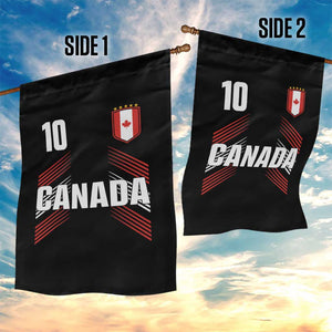 Canada Soccer Sports Graphic Number 10 Jersey Style Garden Flag Proud Canadian Football Fans Game Day Pride TS02 Print Your Wear