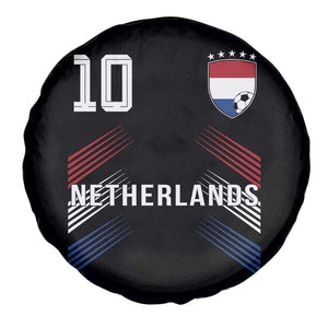 Netherlands Soccer Sports Graphic Number 10 Jersey Style Spare Tire Cover Proud Nederlands Holland Football Fans Game Day Pride TS02 Print Your Wear