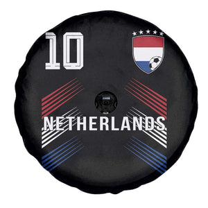 Netherlands Soccer Sports Graphic Number 10 Jersey Style Spare Tire Cover Proud Nederlands Holland Football Fans Game Day Pride TS02 Print Your Wear