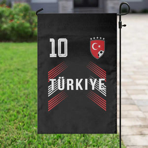 Proud Turkiye Soccer Fans Number 10 Jersey Style Garden Flag Patriotic Turkish Football Turkey Sports Lover TS02 Print Your Wear