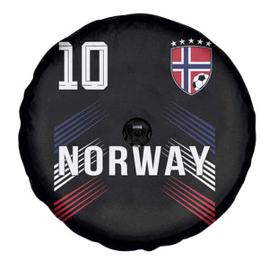 Norway Soccer Sports Graphic Number 10 Jersey Style Spare Tire Cover Proud Norwegian Football Fans Game Day Pride TS02 Print Your Wear