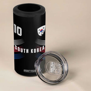 South Korea Soccer Sports Graphic Number 10 Jersey Style 4 in 1 Can Cooler Tumbler Proud Korean Football Fans Game Day Pride TS02 Print Your Wear