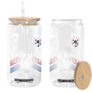 South Korea Soccer Sports Graphic Number 10 Jersey Style Glass Can Proud Korean Football Fans Game Day Pride TS02 Print Your Wear