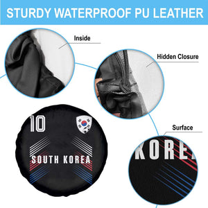 South Korea Soccer Sports Graphic Number 10 Jersey Style Spare Tire Cover Proud Korean Football Fans Game Day Pride TS02 Print Your Wear