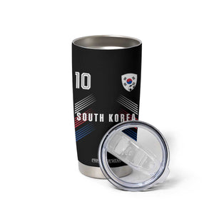 South Korea Soccer Sports Graphic Number 10 Jersey Style Tumbler Cup Proud Korean Football Fans Game Day Pride TS02 Print Your Wear