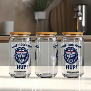 Hup Holland Hup Lion Netherlands Flag Glass Can Nederlands Dutch Pride Soccer Fans