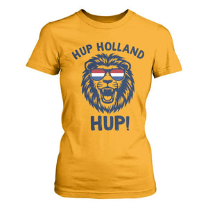 Hup Holland Hup Lion Netherlands Flag T Shirt For Women Nederlands Dutch Pride Soccer Fans