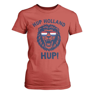 Hup Holland Hup Lion Netherlands Flag T Shirt For Women Nederlands Dutch Pride Soccer Fans