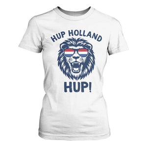 Hup Holland Hup Lion Netherlands Flag T Shirt For Women Nederlands Dutch Pride Soccer Fans