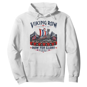 Viking Row Ro Ro Norway Norge Norwegian Flag Hoodie Row For Glory Norway Together As One Retro Football Fans TS02 White Print Your Wear
