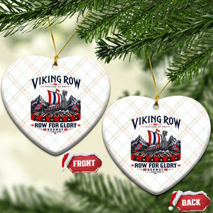 Viking Row Ro Ro Norway Norge Norwegian Flag Ceramic Ornament Row For Glory Norway Together As One Retro Football Fans TS02 Print Your Wear