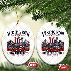 Viking Row Ro Ro Norway Norge Norwegian Flag Ceramic Ornament Row For Glory Norway Together As One Retro Football Fans TS02 Print Your Wear
