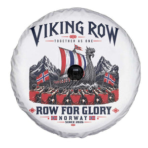 Viking Row Ro Ro Norway Norge Norwegian Flag Spare Tire Cover Row For Glory Norway Together As One Retro Football Fans TS02 Print Your Wear