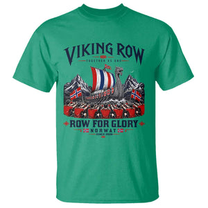 Viking Row Ro Ro Norway Norge Norwegian Flag T Shirt Row For Glory Norway Together As One Retro Football Fans TS02 Irish Green Print Your Wear