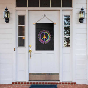 Baby Boomers Club Too Old To Care Retro Tie Dye Effect Printing Garden Flag Peace Sign Groovy 60s Hippie Humor Graphic TS02 Print Your Wear
