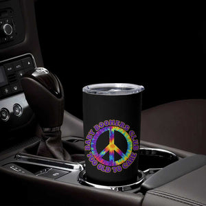 Baby Boomers Club Too Old To Care Retro Tie Dye Effect Printing Tumbler Cup Peace Sign Groovy 60s Hippie Humor Graphic TS02 Print Your Wear