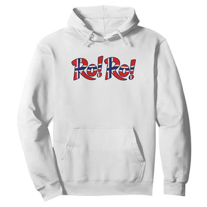 Funny Norway Flag Ro Ro Typography Graphic Hoodie Norge Norwegian Flag Football Fans TS02 White Print Your Wear