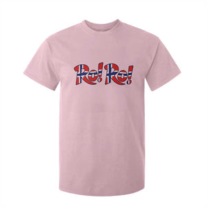 Funny Norway Flag Ro Ro Typography Graphic T Shirt For Kid Norge Norwegian Flag Football Fans TS02 Light Pink Print Your Wear
