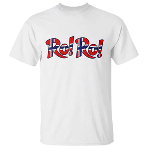 Funny Norway Flag Ro Ro Typography Graphic T Shirt Norge Norwegian Flag Football Fans TS02 White Print Your Wear