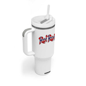 Funny Norway Flag Ro Ro Typography Graphic Tumbler With Handle Norge Norwegian Flag Football Fans TS02 Print Your Wear