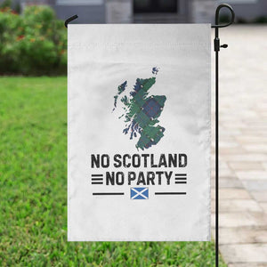 No Scotland No Party Tartan Plaid and Map Garden Flag Vintage Scottish Football Supporter Sports Fans Spirit TS02 Print Your Wear