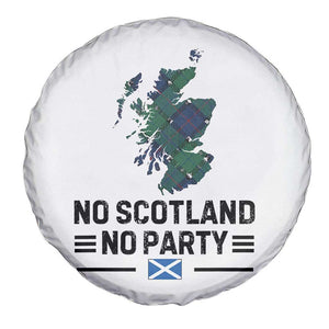 No Scotland No Party Tartan Plaid and Map Spare Tire Cover Vintage Scottish Football Supporter Sports Fans Spirit TS02 Print Your Wear