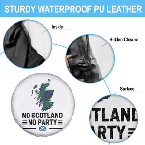 No Scotland No Party Tartan Plaid and Map Spare Tire Cover Vintage Scottish Football Supporter Sports Fans Spirit TS02 Print Your Wear