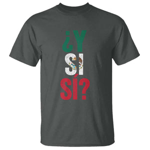 Y Si Si Vintage Mexican Flag T Shirt What If Spanish Slang Mexico Soccer Football Fans TS02 Print Your Wear