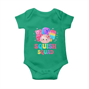 Squish Squad Kawaii Glitter Dumpling and Candy Graphic Baby Onesie Cute Gummy Bear Popsicle