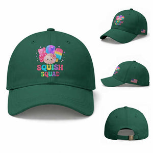 Squish Squad Kawaii Glitter Dumpling and Candy Graphic Baseball Cap Cute Gummy Bear Popsicle