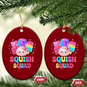Squish Squad Kawaii Glitter Dumpling and Candy Graphic Ceramic Ornament Cute Gummy Bear Popsicle