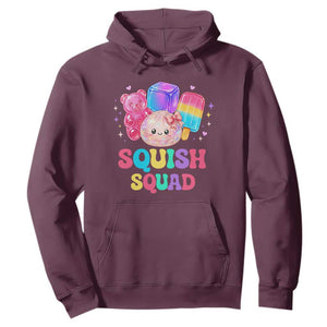 Squish Squad Kawaii Glitter Dumpling and Candy Graphic Hoodie Cute Gummy Bear Popsicle