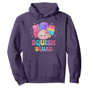 Squish Squad Kawaii Glitter Dumpling and Candy Graphic Hoodie Cute Gummy Bear Popsicle