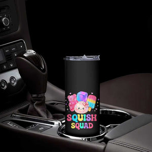 Squish Squad Kawaii Glitter Dumpling and Candy Graphic Skinny Tumbler Cute Gummy Bear Popsicle